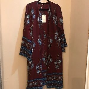 Lightweight Long-sleeved Duster